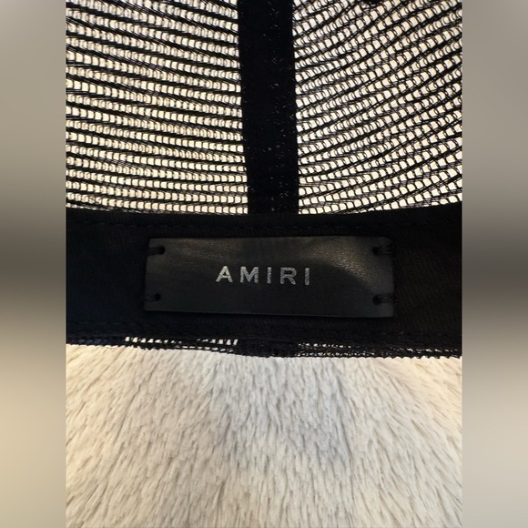 EUC AMIRI A/W 2019 Embroidered Cap in Black & White - Picture 8 of 11